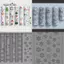 AqToCna 3D Khuôn Làm Móng Tay Silicon Hoạt Hình Giáng Sinh Hoa Bướm Móng Tay Mẫu DIY Móng Tay Nghệ Thuật Trang Trí Móng Tay Mẫu Cho Móng Tay Quyến Rũ AqToCna