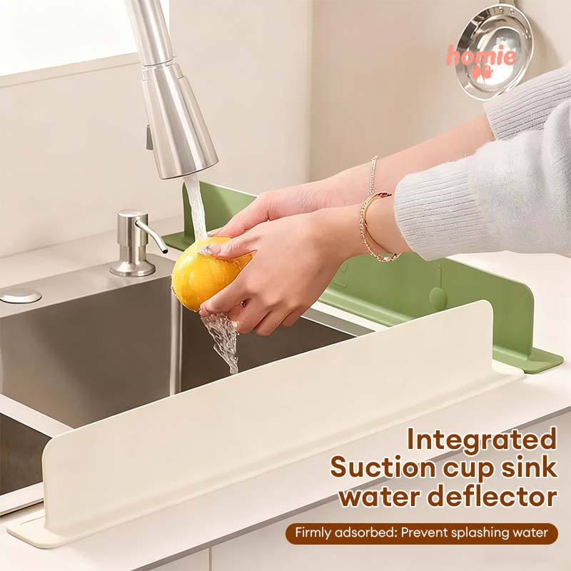 ✨Homie✨Tấm chắn nước silicon dùng cho bồn rửa bát bàn bếp ngăn bắn nước dầu mỡ vệ sinh sạch sẽ