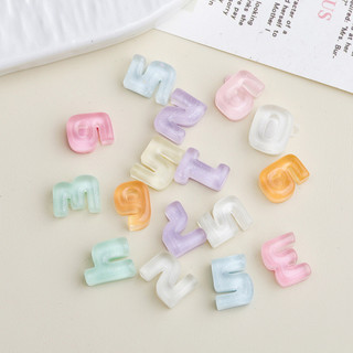 Chữ cái màu mè ngọt ngào, phụ kiện trang trí cute cho mọi đồ vật DIY