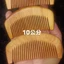 Ya Cypress Chất liệu cũ Tay cầm tròn Lược gỗ Chăm sóc lược Massage