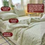 Set bộ chăn ga chần bông 4 món với họa tiết vitage cổ điển và dễ thương, thoáng khí và êm ái MemminbeddingLuxury