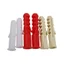 Ống mở rộng bằng nhựa Loại đuôi cá Cắm mở rộng 5 * 25 6 * 30 8 * 40 10 * 50 12 * 60 Ống mở rộng cố định XTRU