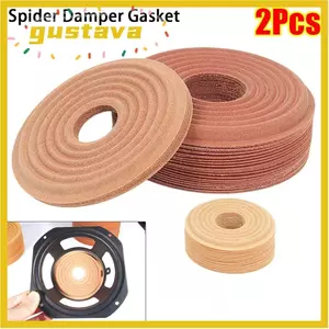 GUSTAVA 2 Miếng Đệm Giảm Chấn Nhện, Loa Siêu Trầm Vải Sợi Loa Trầm Cuộn Dây Giọng Nói Gioăng, Sửa Chữa Bass Đàn Hồi Sóng Loa Nhện Gioăng