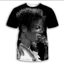 YB1 Michael Jackson Full Graphic Unisex Xu Hướng Thời Trang Áo Thun Nữ Tay Ngắn BY1