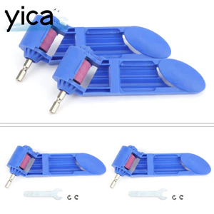 YICA 2 Chiếc Máy Mài Mũi Khoan Di Động, Dụng Cụ Cầm Tay Xanh Dương / CamColor Máy Mài Điện, Bánh Xe Mài Thẳng Shank Xoắn Mũi Khoan Dụng Cụ Mài
