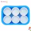 BEABOUT 6 Hộp Trộn Sơn, Bảng Sắc Tố 6 Ngăn Lưới, Cốc Trộn Sơn Chống Rò Rỉ Nhựa Cứng Chống Rò Rỉ Có Thể Tái Sử Dụng Lớp Nghệ Thuật Học Sinh