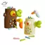 Đồ chơi HFTOY cho lứa tuổi 2-4; Đồ chơi Montessori, Kỹ năng vận động tinh xảo Đồ chơi trẻ mới biết đi từ 2-4 tuổi, Đồ chơi giun Woodpeer Trò chơi cho chim ăn từ tính ~