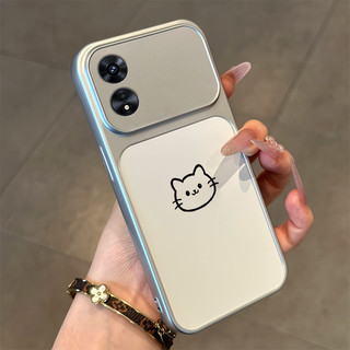 Ốp Lưng PBZZ Cho OPPO Reno 8t a18 a38 4g a78 a58 a98 8t a60 a17 a17k 5G Vỏ Điện Thoại Lo Âu Vỏ Mềm Chống Sốc Thiết Kế Mới Thẩm Mỹ Người Yêu Mèo Dễ Thương Cho Bé Gái DSCYGT3