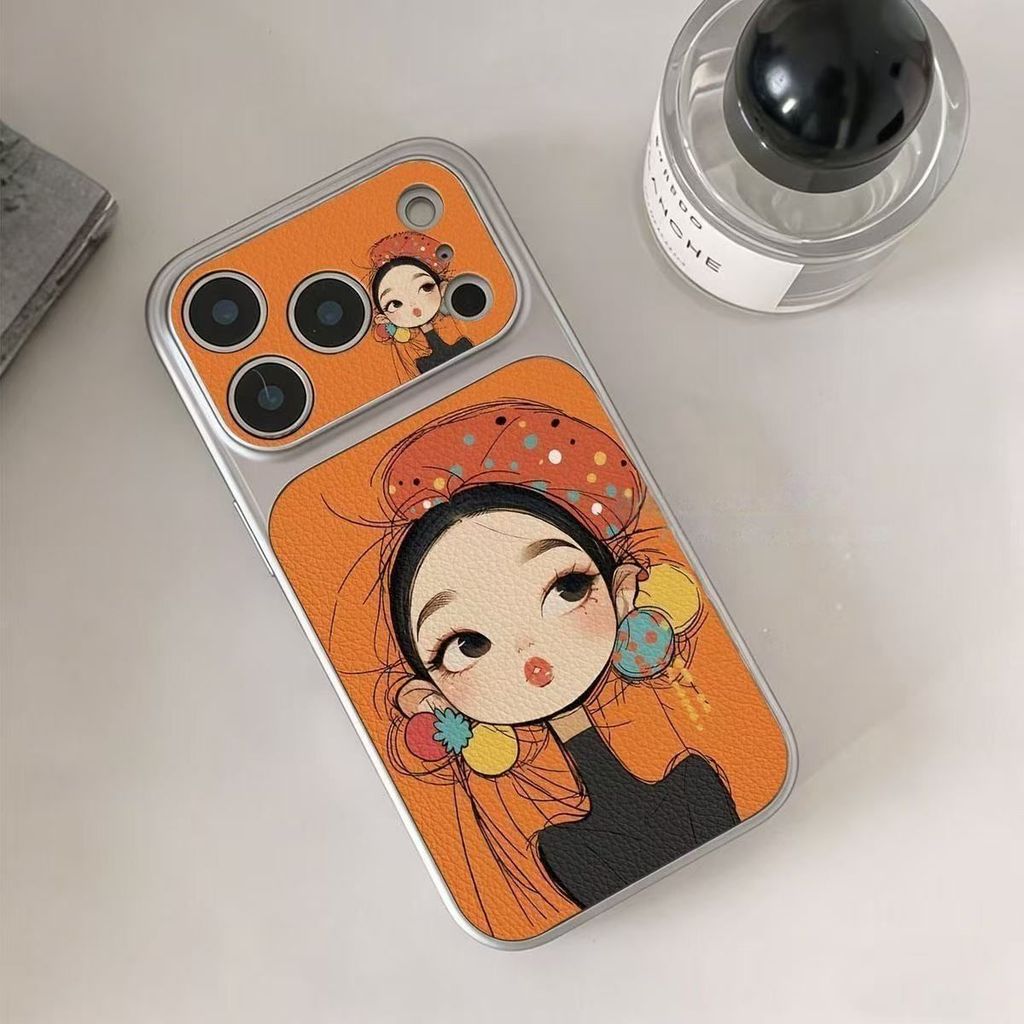 Trường hợp thay đổi giây iPhone 17 161514plus mũ cô gái 1312pro cửa sổ lớn 11