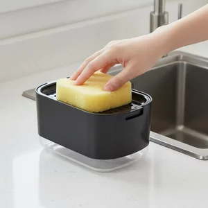 Tiết kiệm không gian Đĩa đựng xà phòng lộn xộn Lưu trữ gia đình không lộn xộn cho bồn rửa nhà bếp
