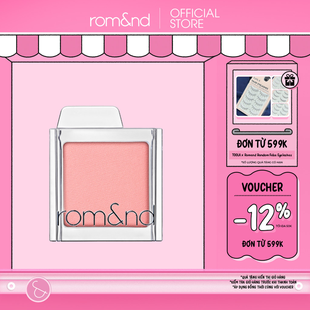 [Rom&nd] Bảng phấn mắt mini Romand Slide In Single