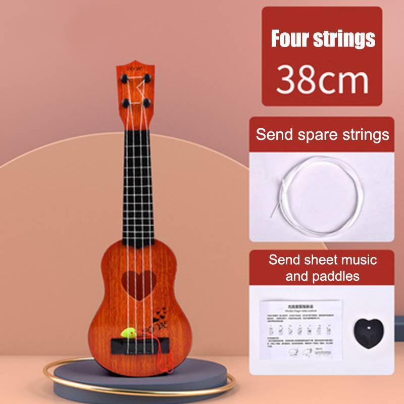 AN.MART Trẻ Em Guitar Đồ Chơi Có Thể Dùng Để Chơi Nhạc Cụ Tiểu Học Có Mái Chèo Mô Phỏng Yukrli Đồ Chơi Âm Nhạc VN