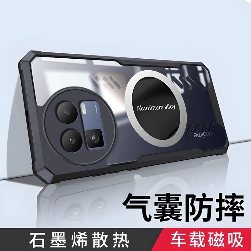 Ốp điện thoại thông gió tản nhiệt làm mát cho Realme GT 8 Pro NEO 7 Pro 5G Vỏ bảo vệ chống sốc Vỏ bảo vệ Capa