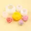 MỚI 1 Cái Handmade Thạch Cao Nhựa Khuôn DIY Hoa Tulip Hoa Hồng Khuôn Silicon Tự Chế Bánh Quy Sô Cô La Kẹo Nướng Dụng Cụ SKY