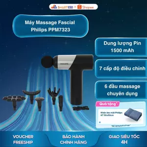 Máy Massage Fascial Philips PPM7323 - Phiên bản quốc tế - Bảo hành chính hãng 24 tháng