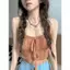 Áo yếm gợi cảm bên trong dành cho nữ Thời trang Thiết kế mùa hè Niche Áo khoác ngoài ngắn Hot Girl Top