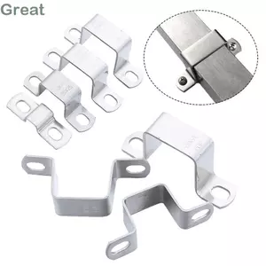 Kẹp ống nước inox 304 GREAT Ohm, đai xiết ống hình chữ U/vuông/chữ nhật bền chắc
