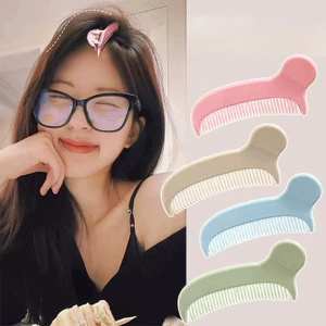 Mới Mờ Nhựa Lược Tóc Kẹp Cho Nữ Chống Trượt Tập Kẹp Cho Nổ Và Tạo Kiểu Tóc Màu Pastel Ngọt Ngào Để Sử Dụng Hàng Ngày