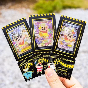 Crayon Shin-Chan Phim Ngược Trong Suốt Trẻ Em Đọc Đánh Dấu Trang Hộp Bí Ẩn Sáng Tạo Phần Thưởng Sinh Viên Bưu Thiếp Sổ Tay 6.2