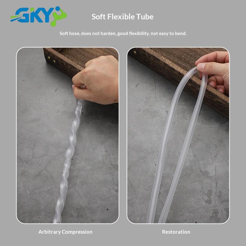 GKY Hướng Dẫn Sử Dụng Syphon Bơm Nước Dầu Lỏng Tay Siphon Vòi Tự Động Truyền Nhiên Liệu Linh Hoạt Bộ Ống Cho Cắm Trại Ngoài Trời GKY