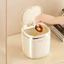 Máy Tính Để Bàn Thùng Rác Hộ Gia Đình Mini Dễ Thương Đầu Giường Thùng Đựng Rác Giỏ Phòng Khách Ánh Sáng Sang Trọng Đẩy Loại Kích Thước Nhỏ Có Nắp KS78