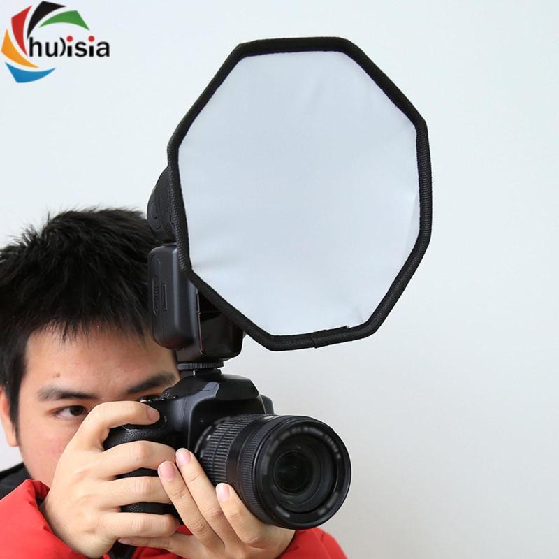 Hộp mềm hình bát giác cho đèn Video Thiết bị chiếu sáng chụp ảnh gấp hình bát giác Hộp mềm khuếch tán ánh sáng Bộ khuếch tán đèn Flash