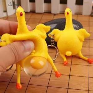 DELMER Móc Khóa Tay Màu Vàng Tiện Ích Tricky Halloween Mới Lạ Gà đẻ Trứng