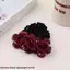 GHX Nữ Tóc Bun Bao Lưới Snood Hairnet Nơ Barrette Pháp Kẹp Tóc Nơ Ruy Băng Hoa Phụ Kiện Tóc Cho Ngân Hàng Khách Sạn Nhân Viên VN