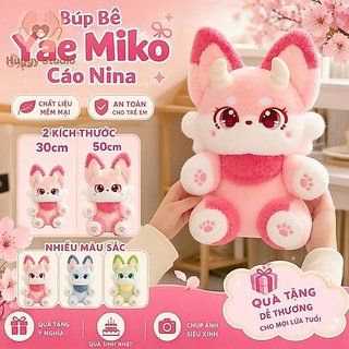 Little Devil Fox Sang Trọng Búp Bê Mềm Ngắn Sang Trọng PP Cotton Dễ Thương Trẻ Em Quà Tặng Sinh Nhật Trang Trí Nhà Phong Cách