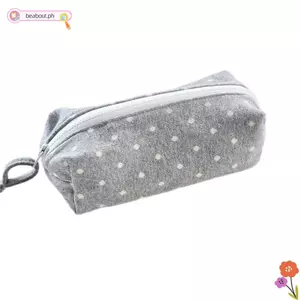 Túi đựng bút BEABOUT, Bút chì dung lượng lớn cảm ứng mềm, Túi đựng văn phòng phẩm thiết kế chấm bi INS trở lại trường học