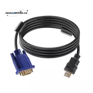1.8M Xanh HDTV Sang VGA HD15 Nam Chuyển Đổi Cáp Cho PC TV DF Mới