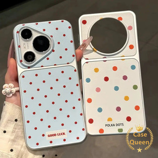Ốp Lưng Tương Thích Cho iPhone 16 17 15 11 13 12 14 Pro Max 17 Air 14 Plus Full Màn Hình Màu Đỏ Chấm Bi Tức Thì Miếng Dán