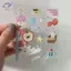 HFTOY Một Bộ Dụng Cụ Dễ Thương, Dụng Cụ Lập Kế Hoạch Thạch Ba Chiều Vui Nhộn Trang Trí Stiers Điện Thoại Di Động ~