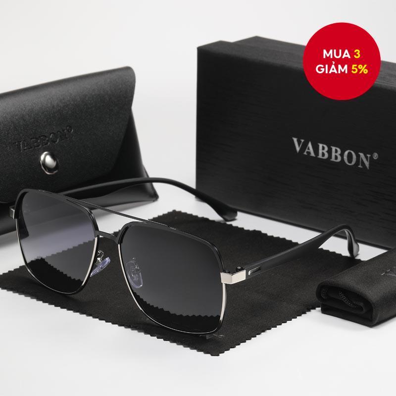 Kính râm VABBON Kính râm phân cực Bảo vệ tia cực tím Phi công Kính mới cổ điển