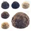 DELMER Bện Chignon, Bun Tóc Giả Tổng Hợp Tự Nhiên, Sợi Chịu Nhiệt Cô Dâu Tóc Nối Tóc Vô Hình Hanfu Tóc Chignon Nữ