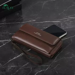 Ví nam thời trang và chức năng Springevenstar có dây kéo Khe cắm nhiều thẻ dung lượng lớn và lưu trữ điện thoại Lý tưởng để sử dụng hàng ngày Springevenstar