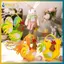 BVY Tinh Tế Gà Trống Hộp Kẹo Cắt Hoạt Hình Co Nỉ Chien Giỏ Di Động Nhỏ Phục Sinh Hộp Đựng Mỹ Phẩm.