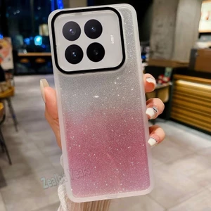 Ốp Lưng Lấp Lánh Gradient Cho Xiaomi 17T 15T 14T Pro 5G 17TPro 15TPro Silicon Mềm Linh Hoạt Bling Vỏ Điện Thoại Chống Sốc Ống Kính Máy Ảnh Bảo Vệ Mặt Sau