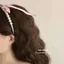 Coquette Chị Pháp Retro Ngọc Trai Đầu Hồng Nơ Streamer Kẹp Tóc Đầu Tính Khí Nhẹ Nhàng Phụ Kiện Tóc 2026-6-8