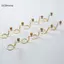GCDHome 5 Chiếc Mini Chai Thủy Tinh Lọ Ống Thuốc Nước Hoa Nút Chai Lọ Chúc Mặt Dây Chuyền Quyến Rũ HOT