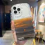 Ốp Lưng Cho Samsung Galaxy S26 S25 S24 S23 S21 S22 Plus Ultra 20 FE J7 Prime A03 A03S A02 A02S M02 A12 M12 A20 A30 Kem Vồng Cong Edge Motif Setting Sun NYK336