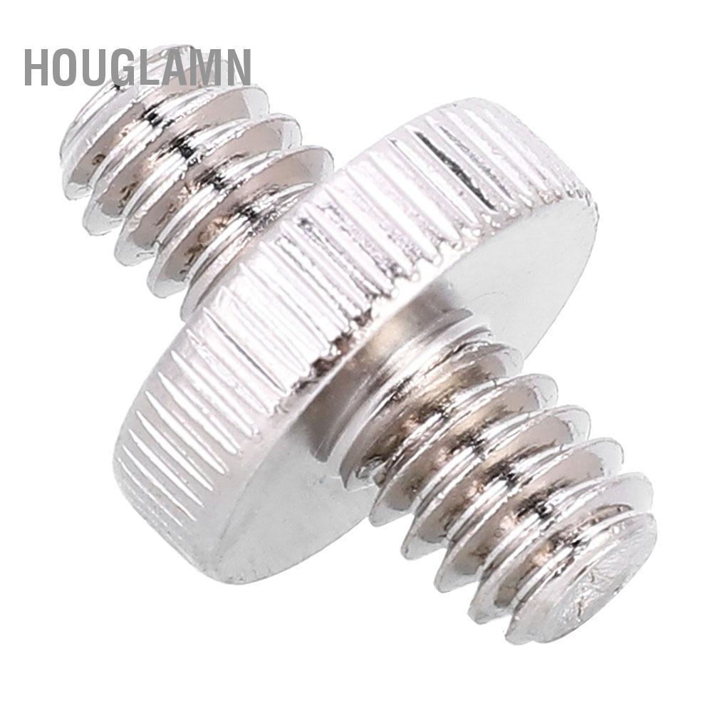 Houglamn Houglamn 1/4 Nam Sang Có Ren Bộ Chuyển Đổi Kim Loại Chân Máy Ảnh Đầu Nối Ballhead Mạ Bạc Cho Máy Ảnh DSLR Monopod Chân Đèn Phụ Kiện Video