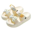 Bowknot Giày Sandal Kép Mặc Bên Ngoài Giày Sandal Hoạt Hình Dép Nữ Thời Trang Đường Phố Đế Dày Dép Hợp Thời Trang Dur
