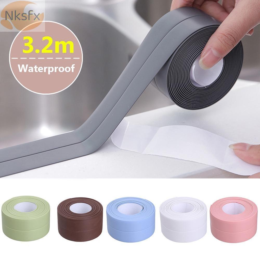 NHSFX 3.2m Dải niêm phong PVC Băng keo góc tường phòng tắm
