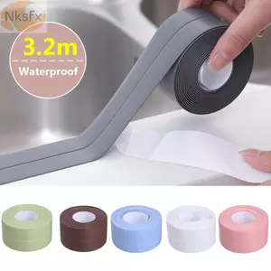 NHSFX 3.2m Dải niêm phong PVC Băng keo góc tường phòng tắm