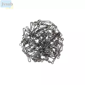 JVSUB 50 chiếc Cán xoay bằng thép không gỉ Kích thước 2 # đến 10 # Bóng hạng nặng