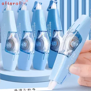 AFTEROF 6 Cái / bộ Băng Chỉnh Sửa, Hình Bút Màu Gradient Băng Phủ Im Lặng, Di Động Dung Tích Lớn Im Lặng Chỉnh Sửa Văn Phòng Phẩm Trở Lại Trường Học