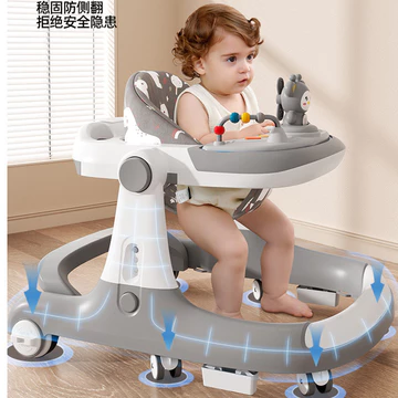 Đồ bảo vệ cho xe tập đi của bé o Xe tập đi cho bé có hỗ trợ chân, đa chức năng, chống lật, bé có thể ngồi, đẩy và tập đi