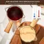 HL 75ml Thủy Tinh Chịu Nhiệt Espresso Cốc Đo Đôi Miệng Thủy Tinh Sữa Bình Có Tay Cầm Cân Kính Đo Cốc LMWU
