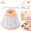HL 4 Bánh Pudding Khuôn Máy Nướng Có Thể Tái Sử Dụng DIY Thạch Bánh Pudding Khuôn Nhựa Thạch Khuôn Dụng Cụ Nướng Bánh Khuôn Bánh Mì LMWU